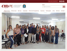 Tablet Screenshot of cro-pe.org.br